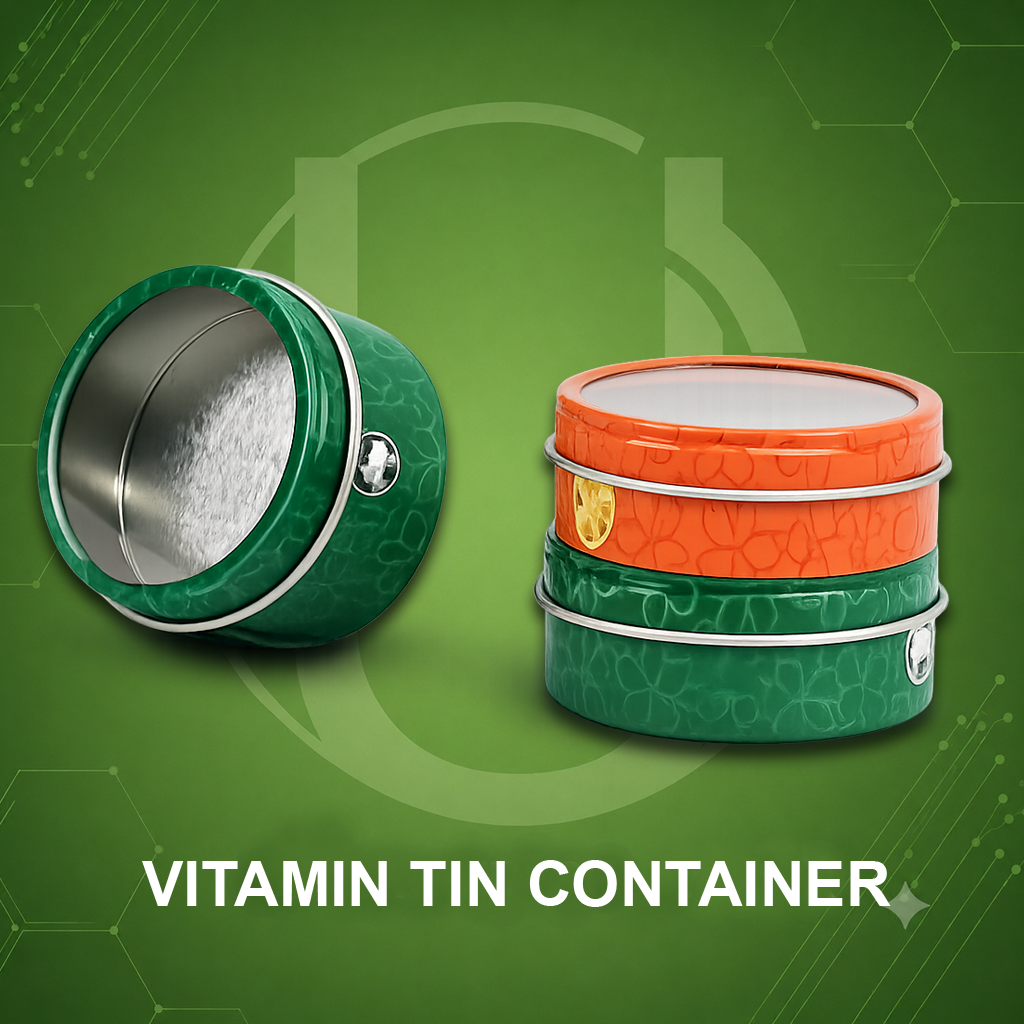 Vitamin Tin Containers